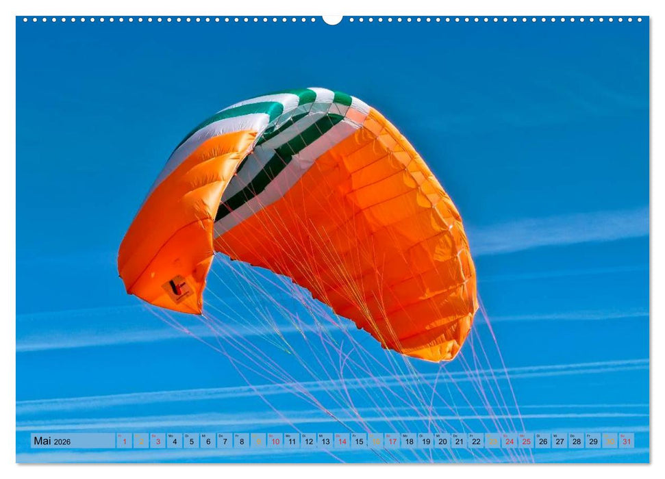 Frei sein - Paragliding (CALVENDO Wandkalender 2026)