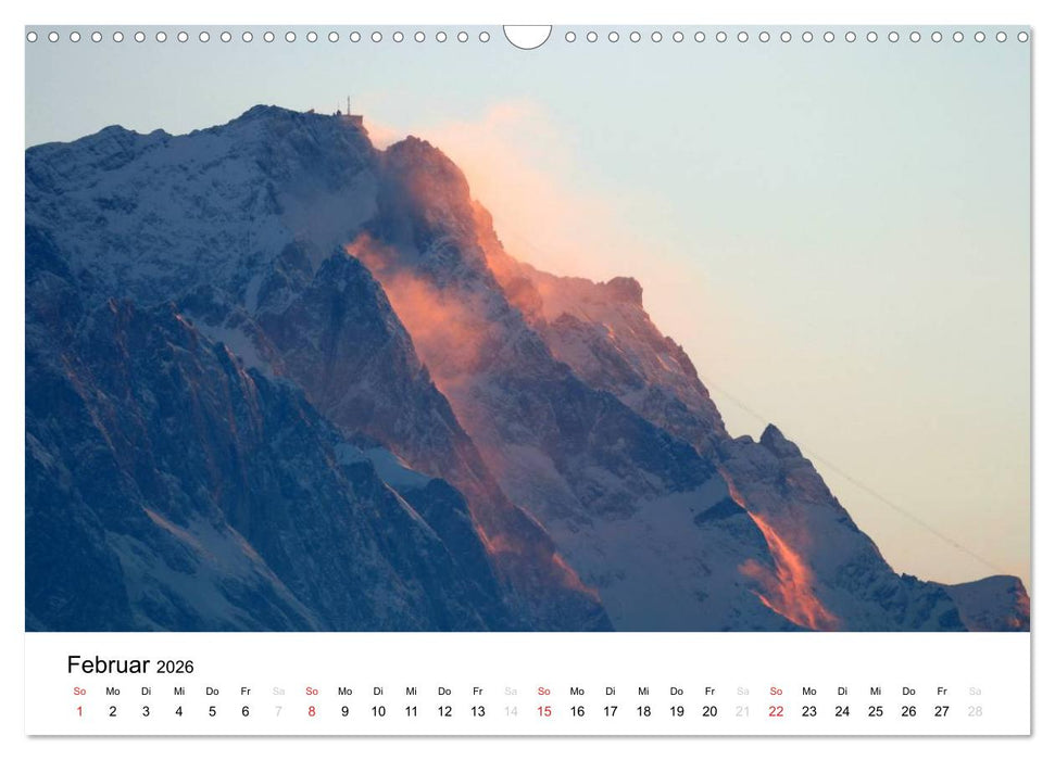 Zugspitz-Impressionen (CALVENDO Wandkalender 2026)