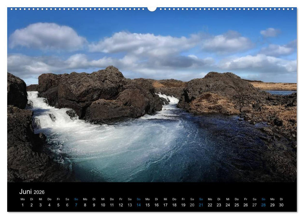 Island - wundervolle Weite (CALVENDO Wandkalender 2026)