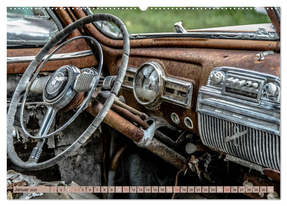 Alte Liebe rostet nicht - Schrottplatz in Arizona (CALVENDO Premium Wandkalender 2026)