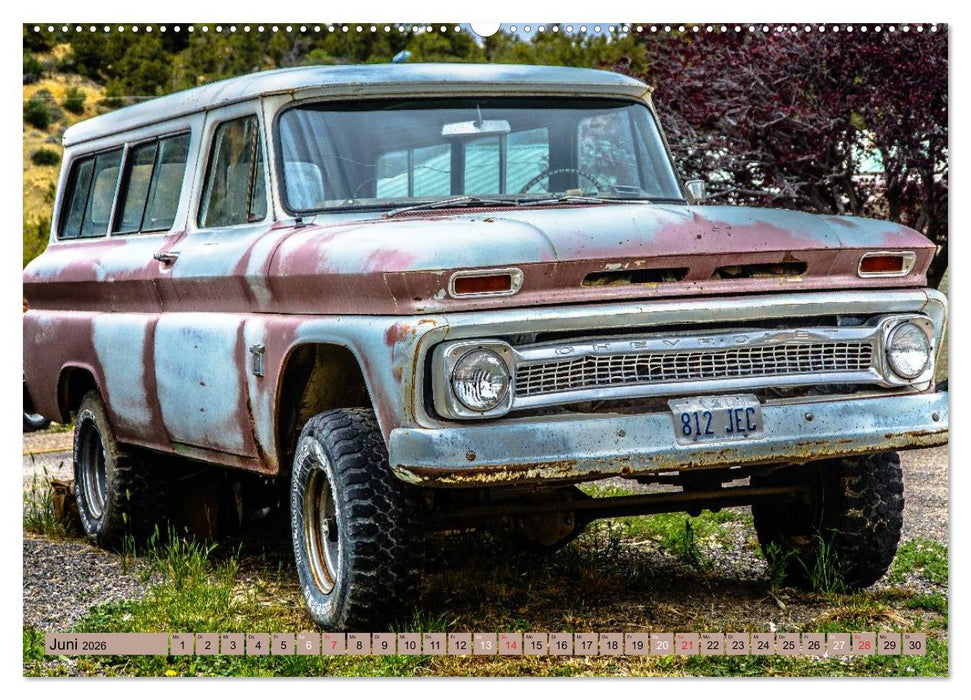 Alte Liebe rostet nicht - Schrottplatz in Arizona (CALVENDO Premium Wandkalender 2026)