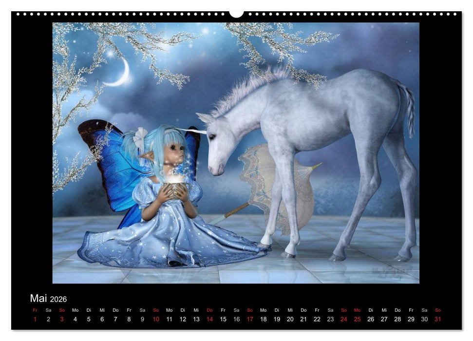 Elfenlichter (CALVENDO Premium Wandkalender 2026)