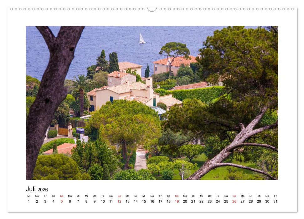 COTE D'AZUR Impressionen (CALVENDO Premium Wandkalender 2026)