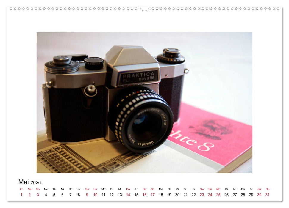 Kameras der DDR (CALVENDO Premium Wandkalender 2026)