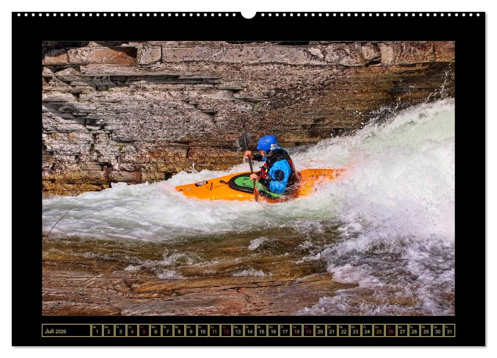 Kajak - Abenteuer und Entspannung (CALVENDO Premium Wandkalender 2026)