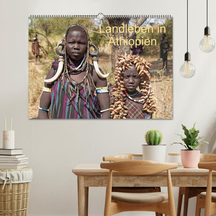 Landleben in Äthiopien (CALVENDO Wandkalender 2026)