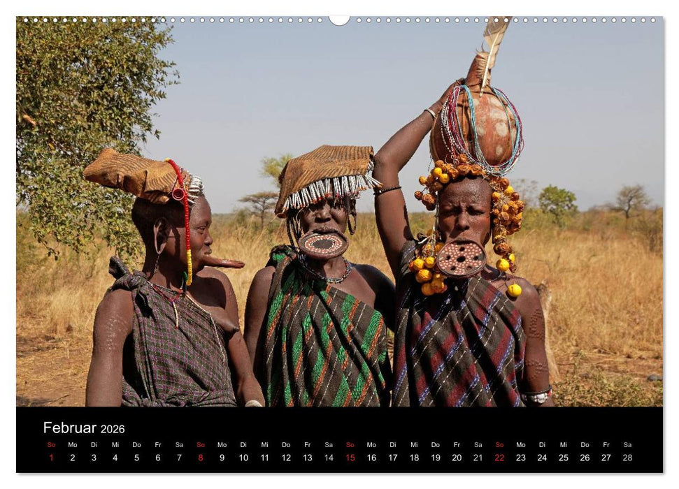 Landleben in Äthiopien (CALVENDO Wandkalender 2026)