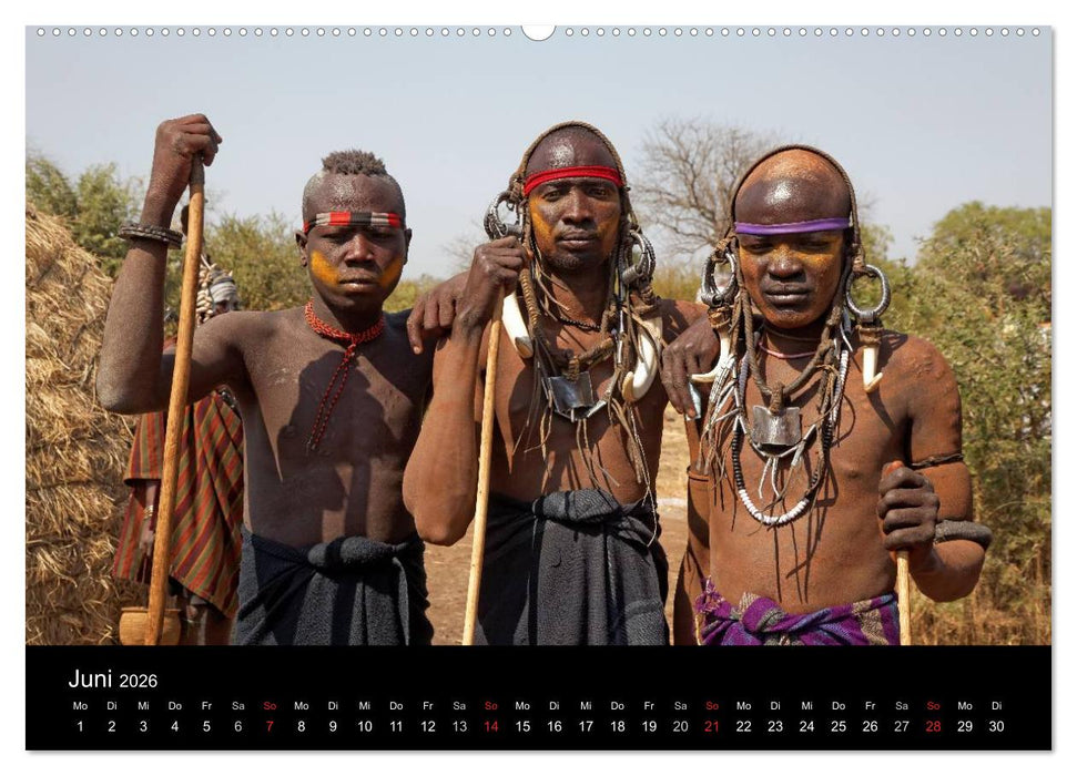 Landleben in Äthiopien (CALVENDO Wandkalender 2026)