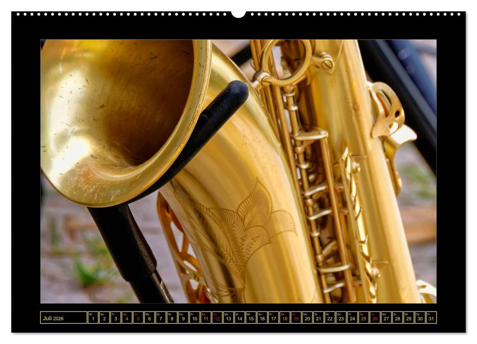 Saxophon - schön und sexy (CALVENDO Premium Wandkalender 2026)