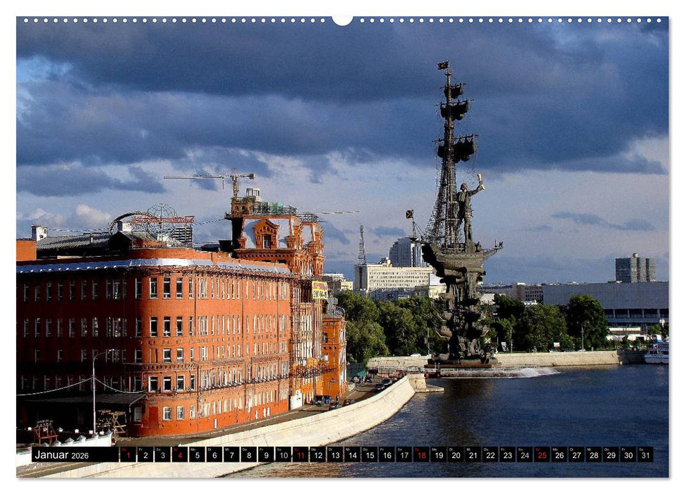 Weltmetropole Moskau (CALVENDO Wandkalender 2026)