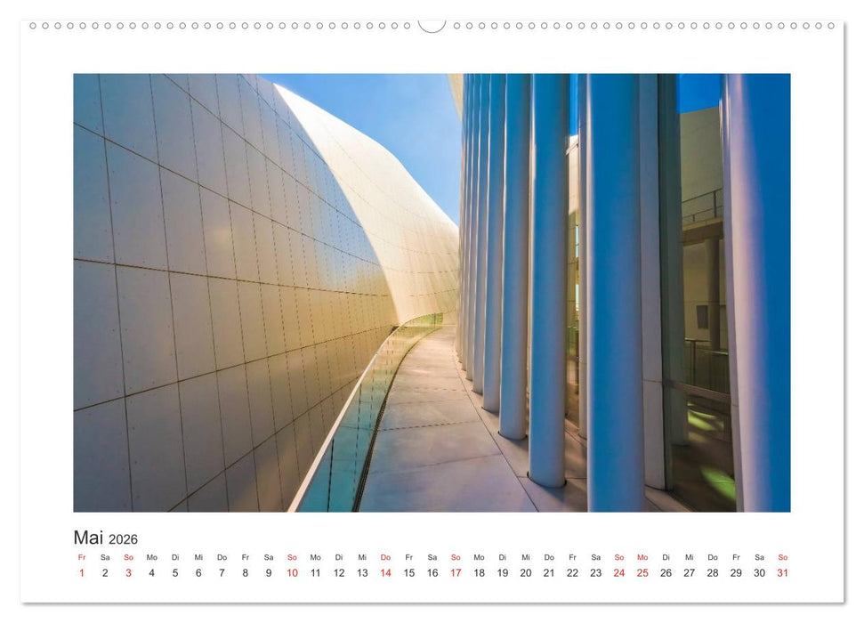 LUXEMBURG Stadt der Kontraste (CALVENDO Wandkalender 2026)