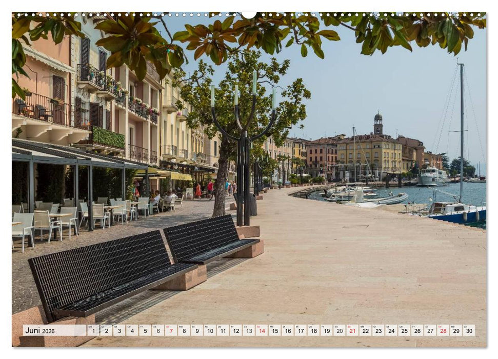 GARDASEE Die schönsten Uferpromenaden (CALVENDO Premium Wandkalender 2026)