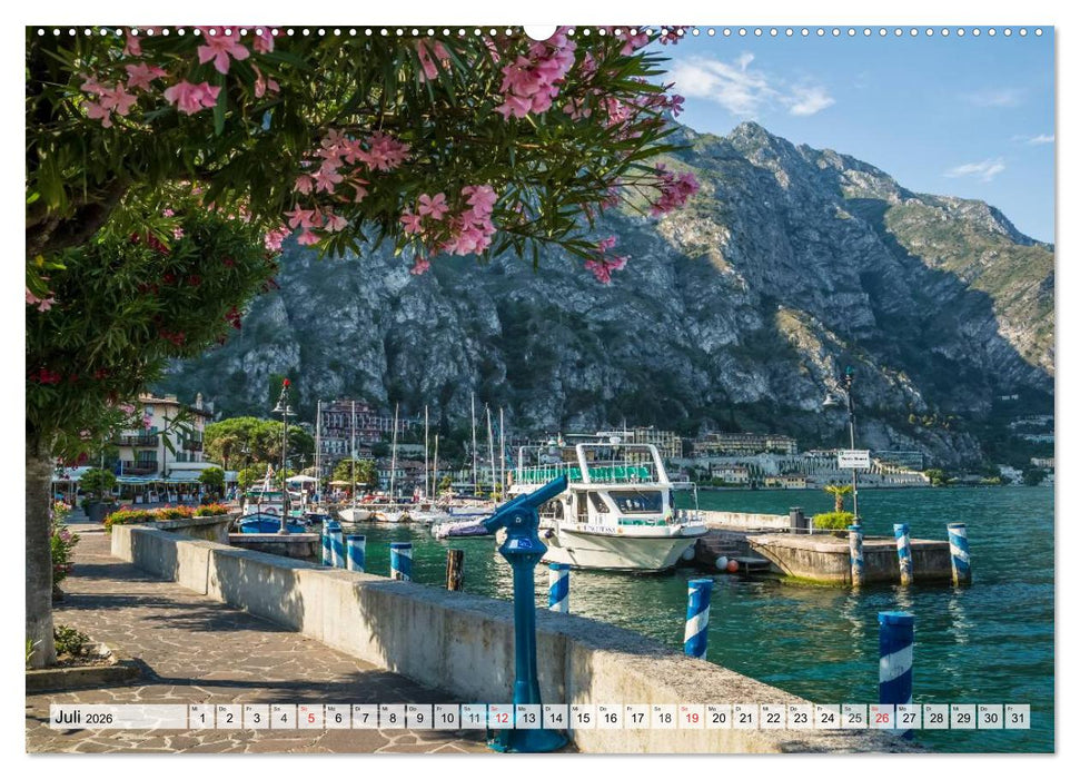 GARDASEE Die schönsten Uferpromenaden (CALVENDO Premium Wandkalender 2026)