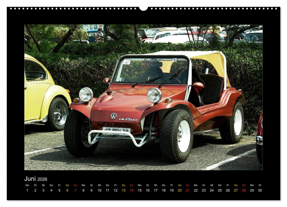 Buggys - die Kultautos der 80er (CALVENDO Wandkalender 2026)