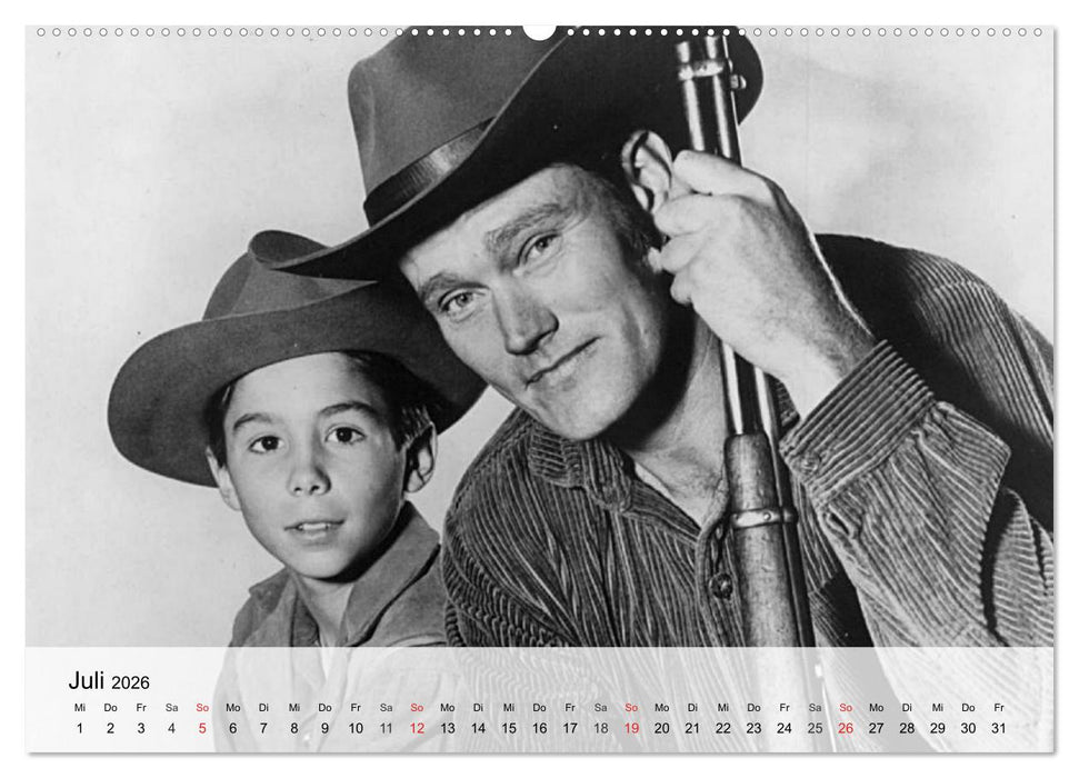Westernhelden der Kinoleinwand (CALVENDO Premium Wandkalender 2026)