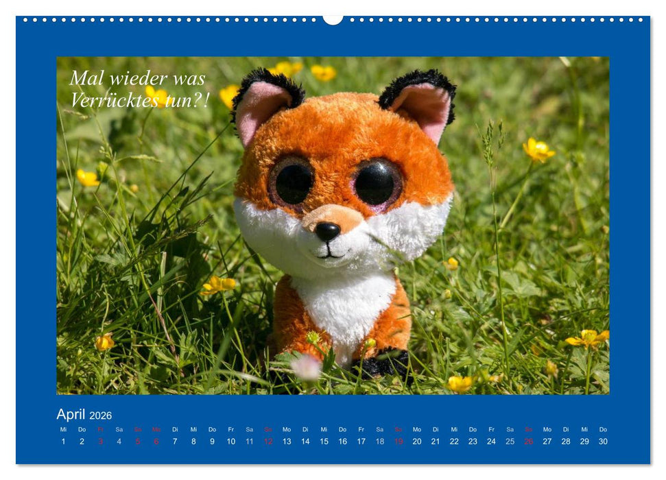 Sommer im Teddy-Land. Bär und Freunde (CALVENDO Premium Wandkalender 2026)