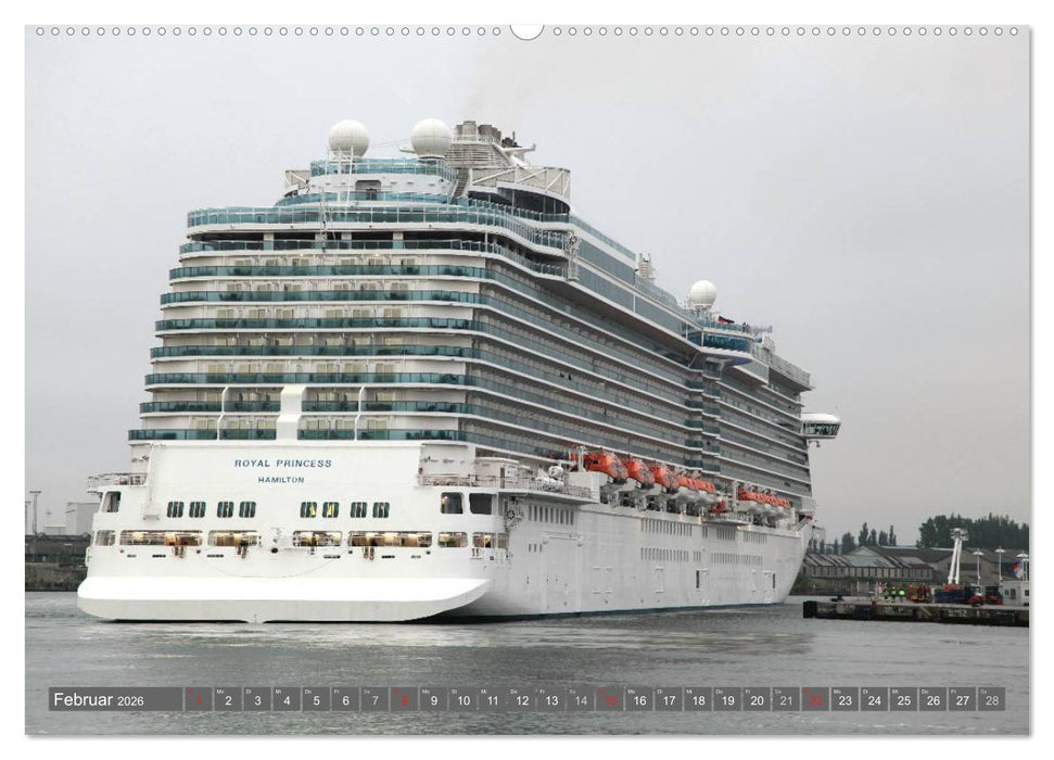 Kreuzfahrt Warnemünde (CALVENDO Wandkalender 2026)