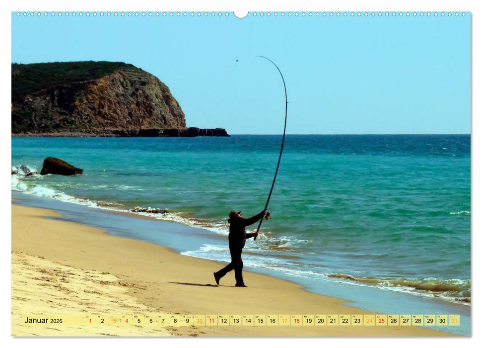 Ruhig werden - Angeln (CALVENDO Premium Wandkalender 2026)