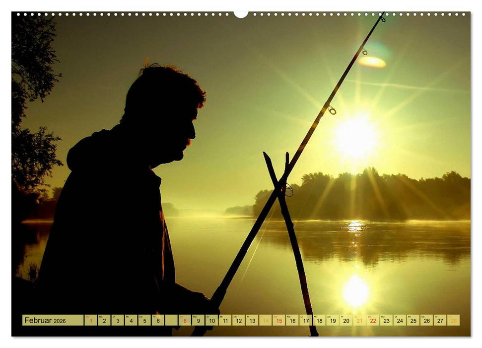 Ruhig werden - Angeln (CALVENDO Premium Wandkalender 2026)