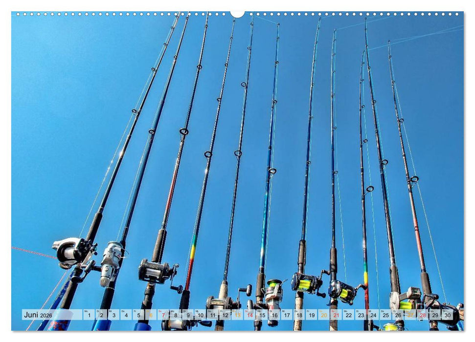 Ruhig werden - Angeln (CALVENDO Premium Wandkalender 2026)