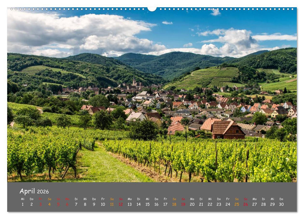 Eindrücke aus dem Elsass (CALVENDO Premium Wandkalender 2026)