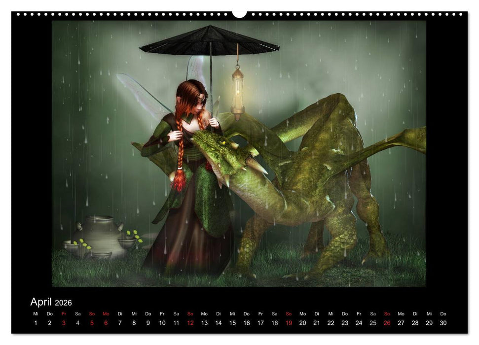 Elfenlichter (CALVENDO Wandkalender 2026)