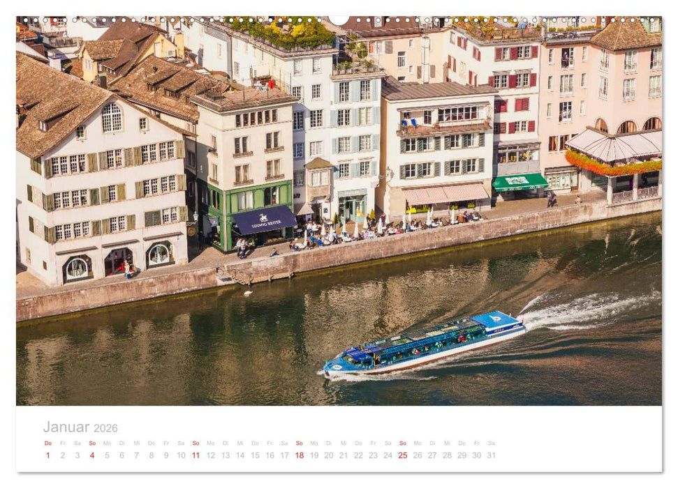 Z Ü R I C H Impressionen (CALVENDO Premium Wandkalender 2026)