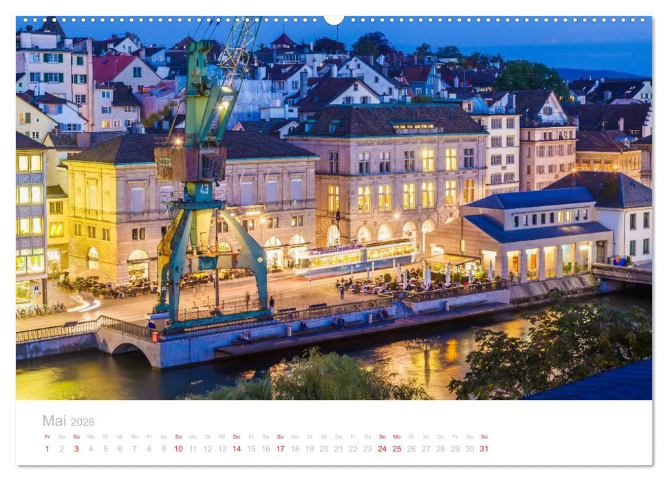 Z Ü R I C H Impressionen (CALVENDO Premium Wandkalender 2026)