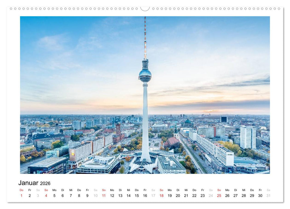 Berlin - Portrait einer Hauptstadt (CALVENDO Wandkalender 2026)