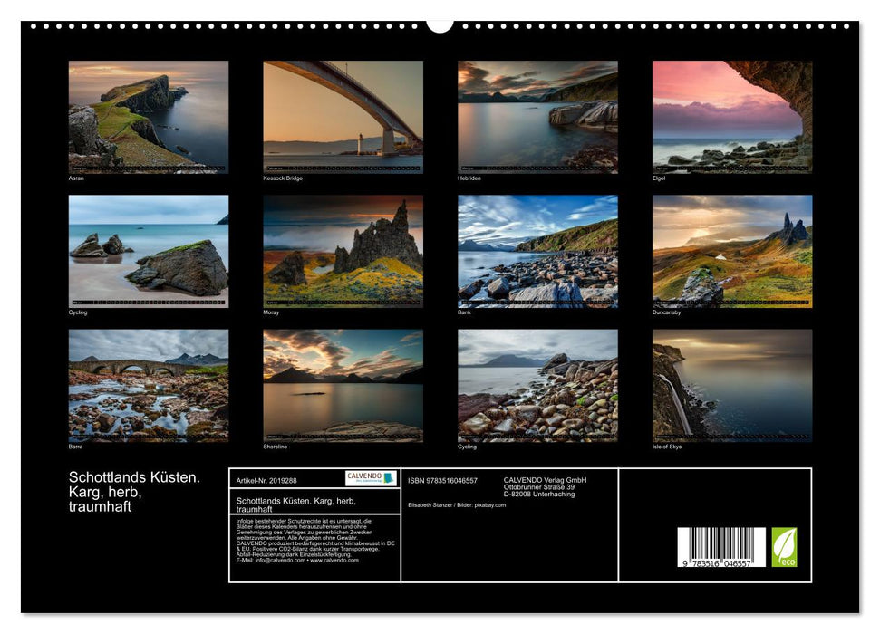 Schottlands Küsten. Karg, herb, traumhaft (CALVENDO Premium Wandkalender 2026)