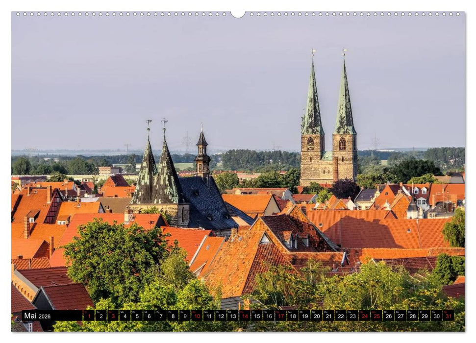 Quedlinburg - Welterbestadt im Harz (CALVENDO Premium Wandkalender 2026)