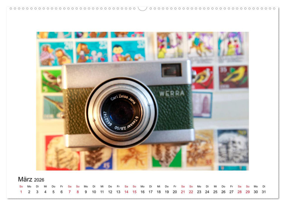 Kameras der DDR (CALVENDO Wandkalender 2026)