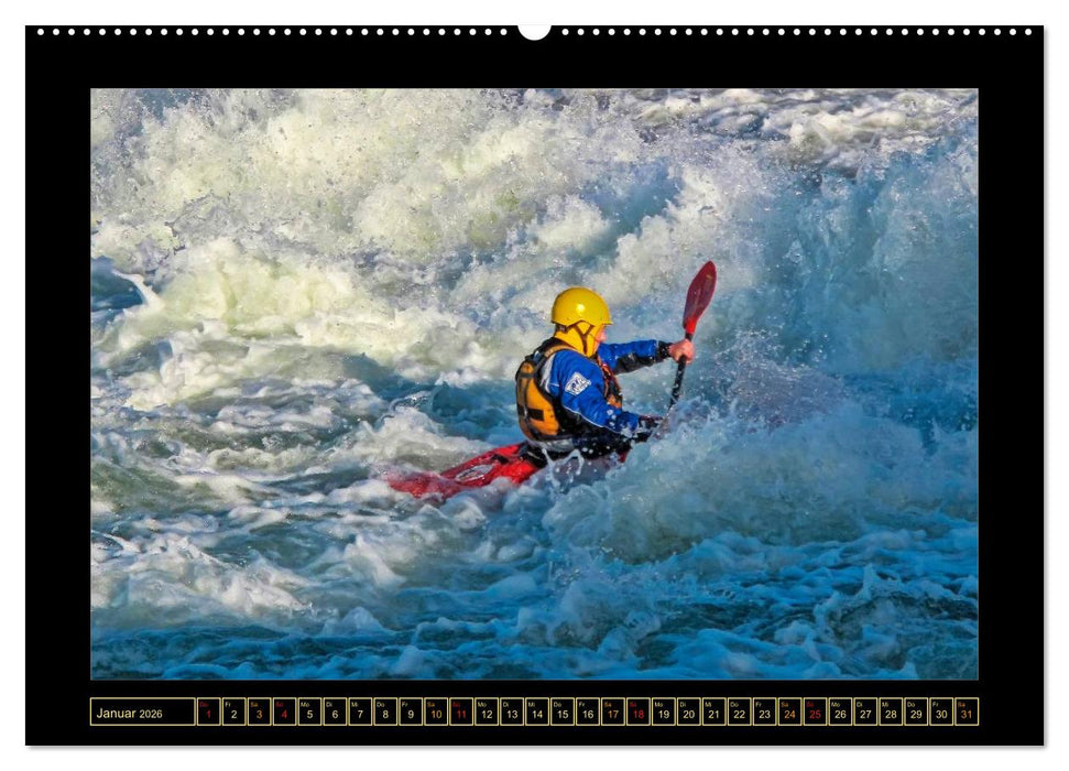Kajak - Abenteuer und Entspannung (CALVENDO Wandkalender 2026)