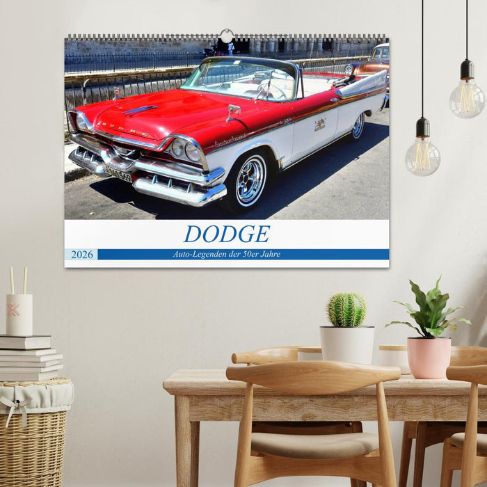 DODGE - Auto-Legenden der 50er Jahre (CALVENDO Wandkalender 2026)