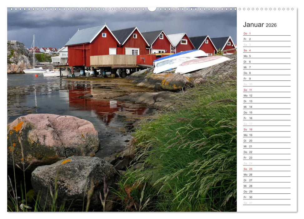 Unterwegs in Schweden (CALVENDO Wandkalender 2026)