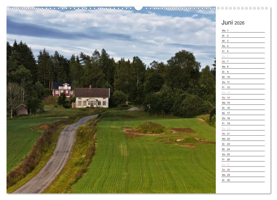 Unterwegs in Schweden (CALVENDO Wandkalender 2026)
