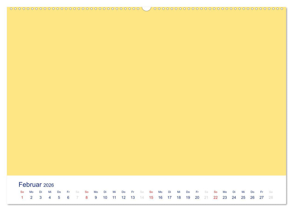 Farbiger Bastelkalender (CALVENDO Wandkalender 2026)