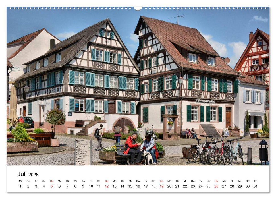 Gengenbach - romantisches Kleinod im Schwarzwald (CALVENDO Premium Wandkalender 2026)