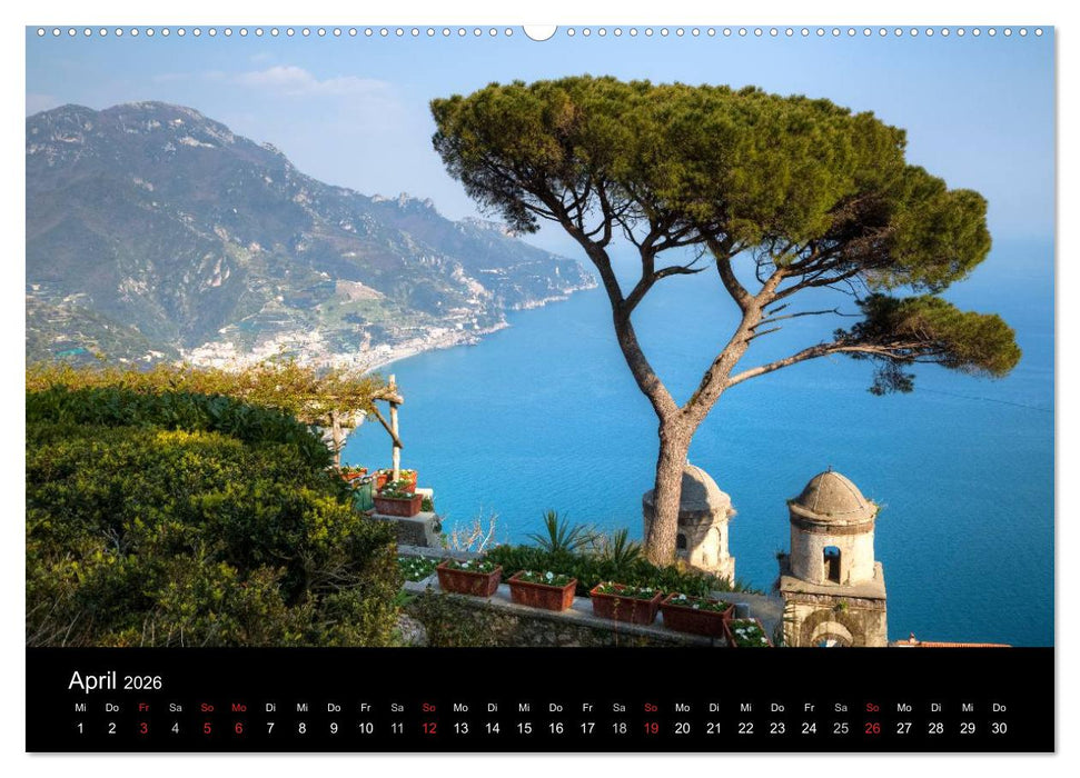 Amalfiküste und Capri (CALVENDO Premium Wandkalender 2026)