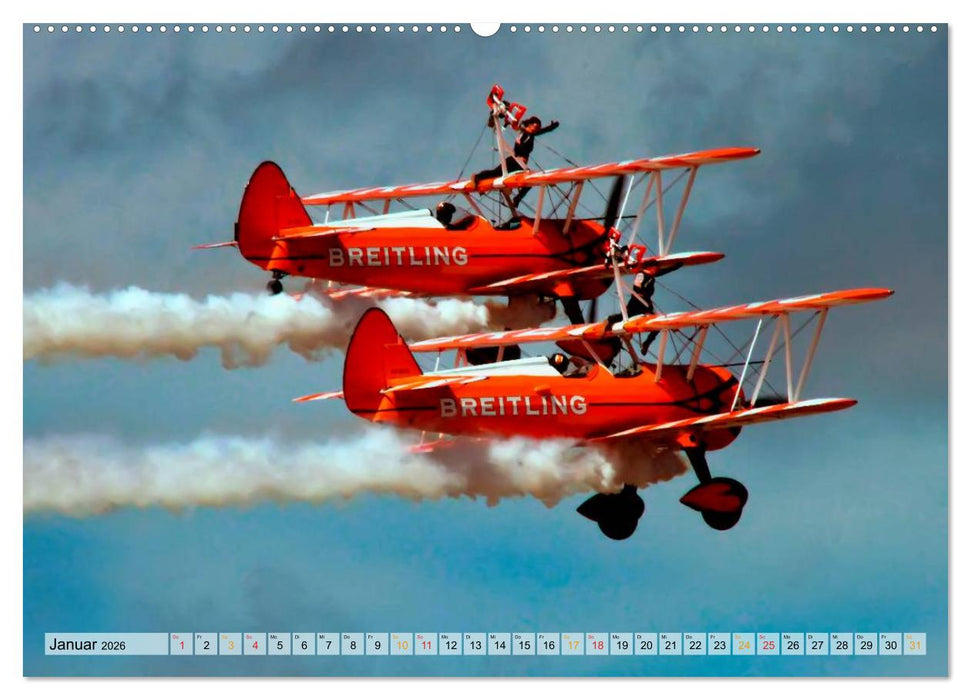 Flugschau - frei sein (CALVENDO Premium Wandkalender 2026)
