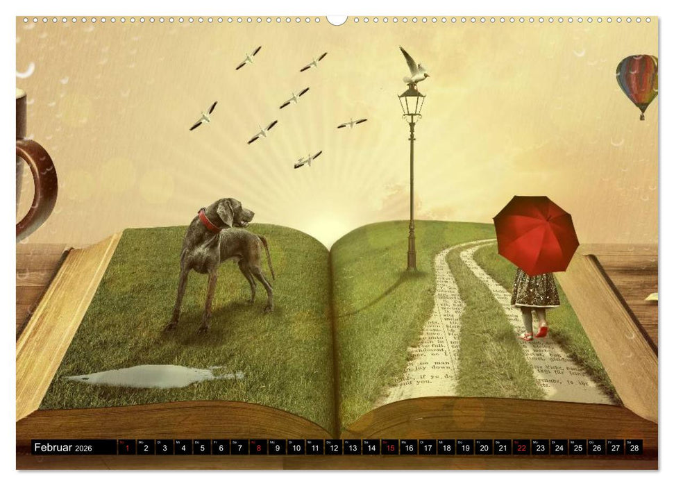 Traum und Fantasy. Reise durch surreale Wunderwelten (CALVENDO Premium Wandkalender 2026)