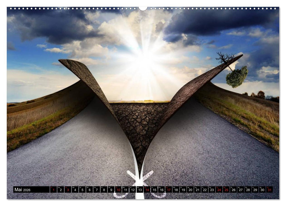 Traum und Fantasy. Reise durch surreale Wunderwelten (CALVENDO Premium Wandkalender 2026)