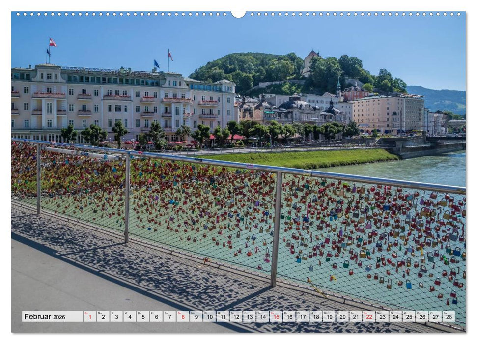 Charmantes Stadtherz SALZBURG (CALVENDO Wandkalender 2026)
