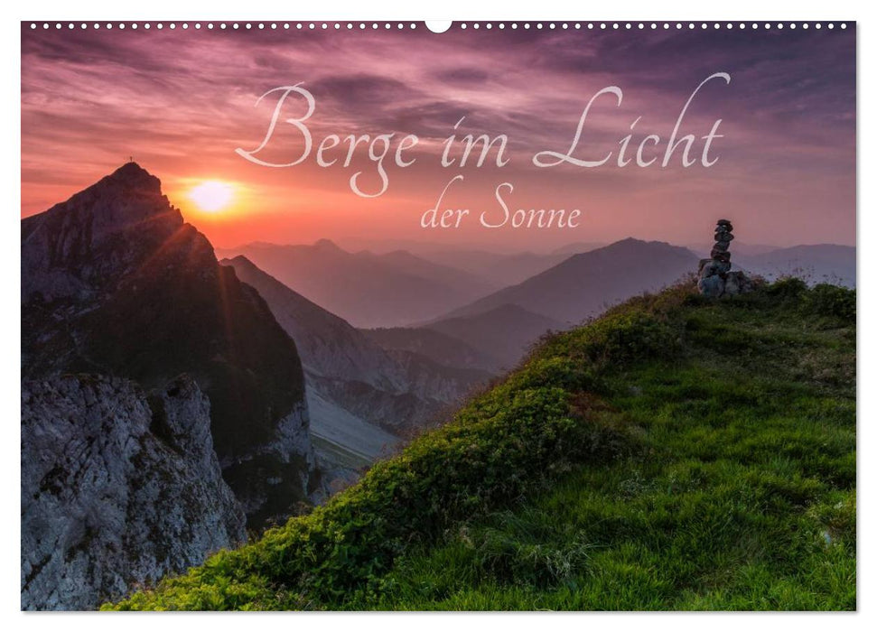 Berge im Licht der Sonne (CALVENDO Wandkalender 2026)