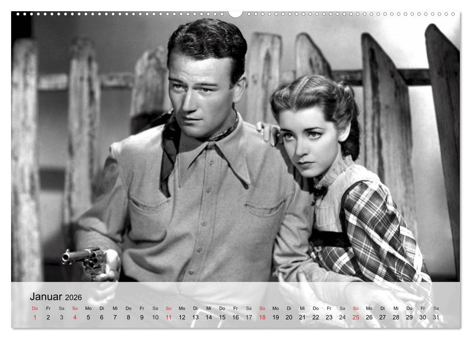 Westernhelden der Kinoleinwand (CALVENDO Wandkalender 2026)