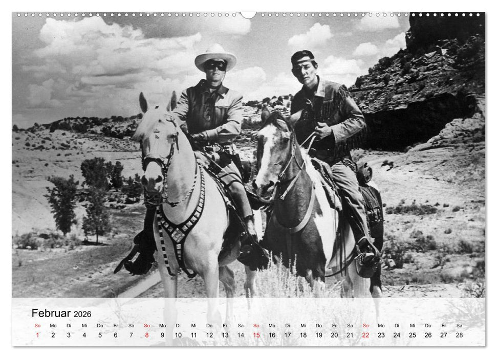 Westernhelden der Kinoleinwand (CALVENDO Wandkalender 2026)