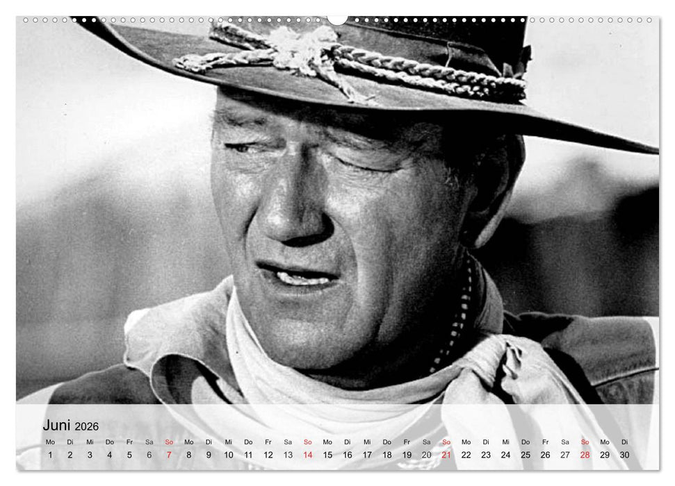 Westernhelden der Kinoleinwand (CALVENDO Wandkalender 2026)