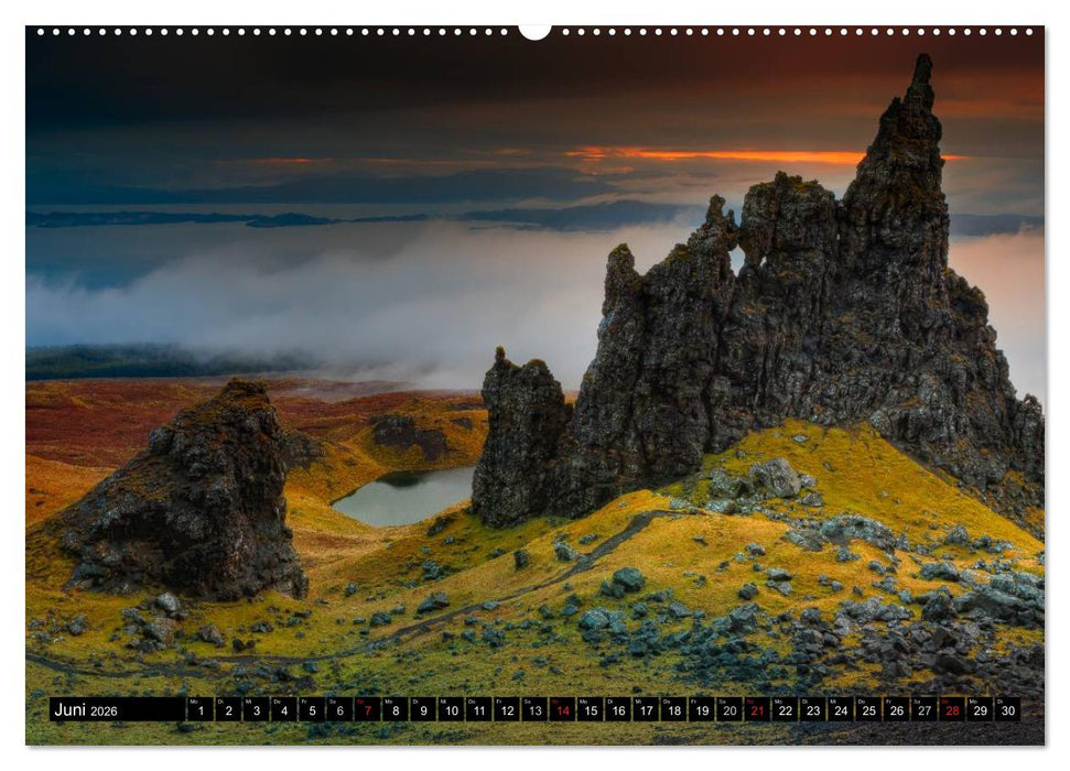 Schottlands Küsten. Karg, herb, traumhaft (CALVENDO Wandkalender 2026)