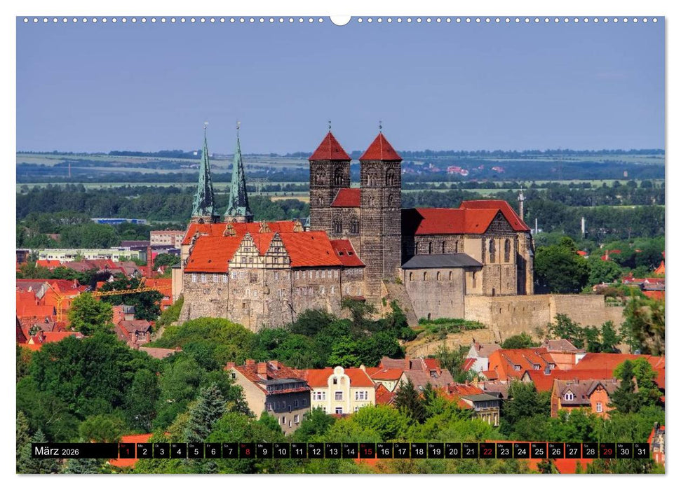 Quedlinburg - Welterbestadt im Harz (CALVENDO Wandkalender 2026)