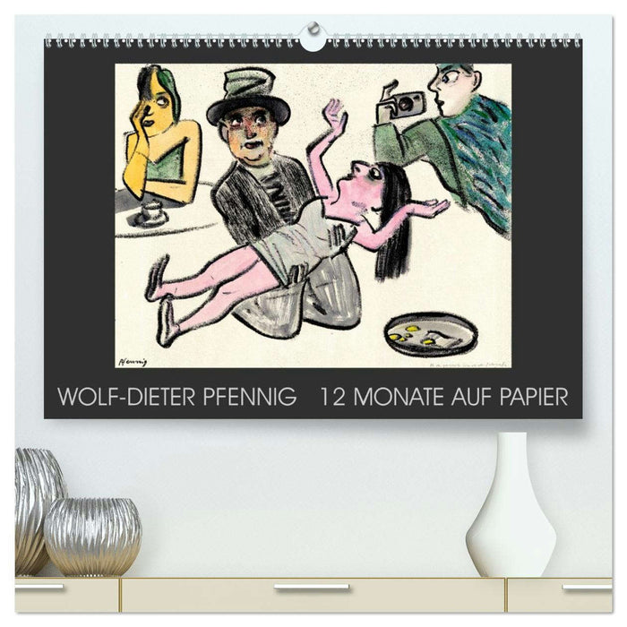 Wolf-Dieter Pfenning – 12 Monate auf Papier (CALVENDO Premium Wandkalender 2026)